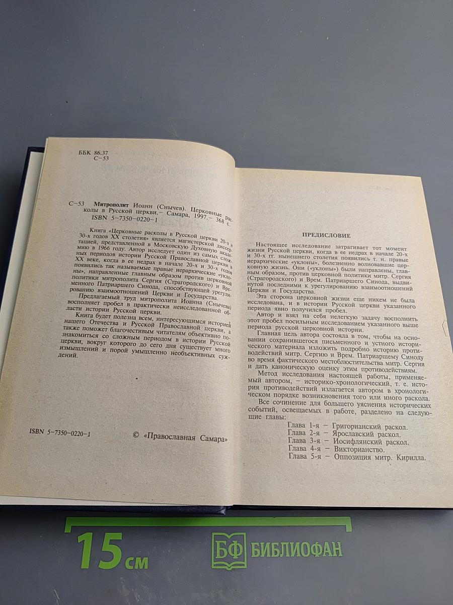 Церковные расколы в Русской Церкви. 20-30 годов ХХ столетия