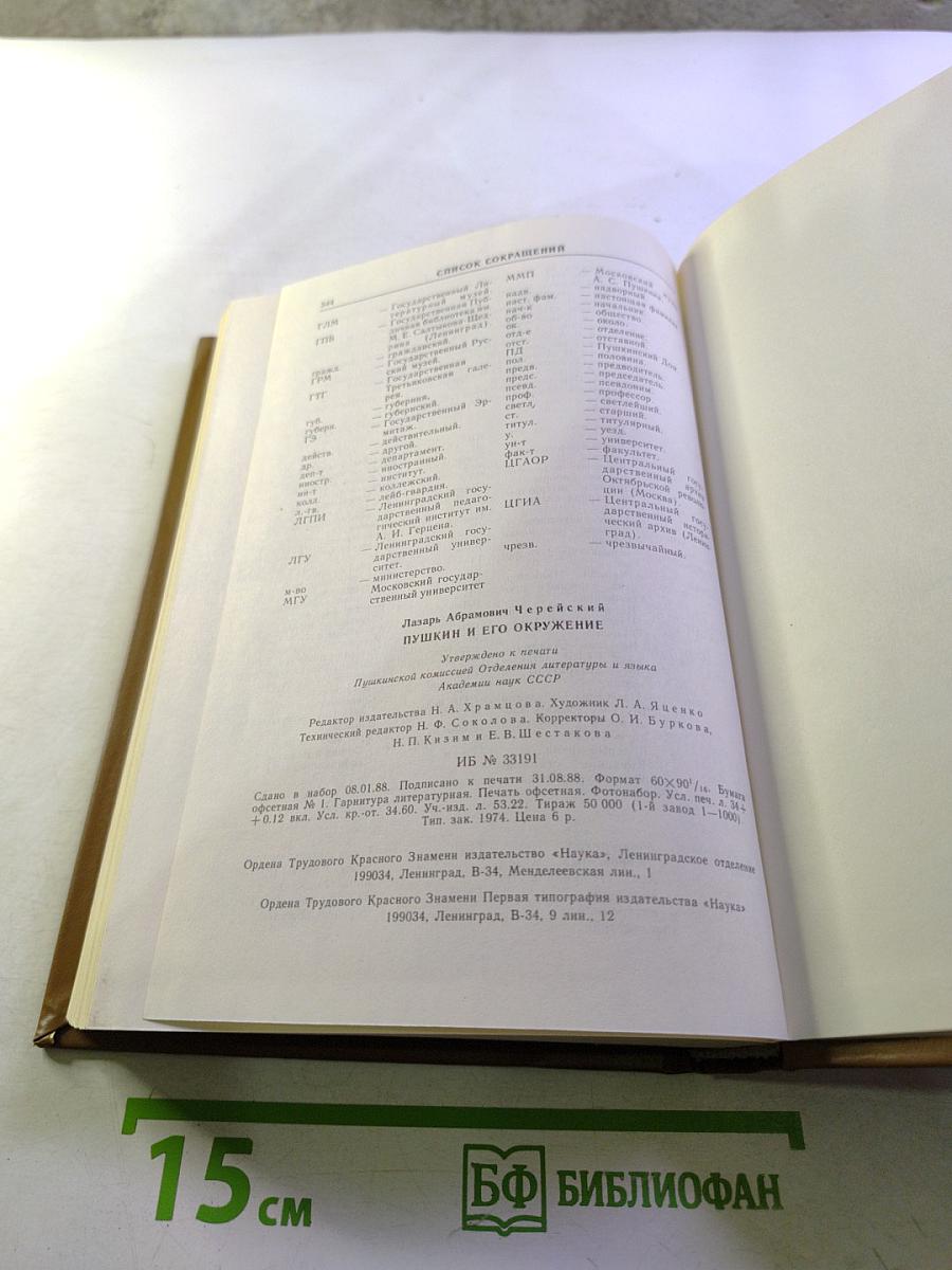 Пушкин и его окружение