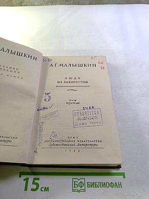 Люди из захолустья (Собрание сочинений, Том 3)