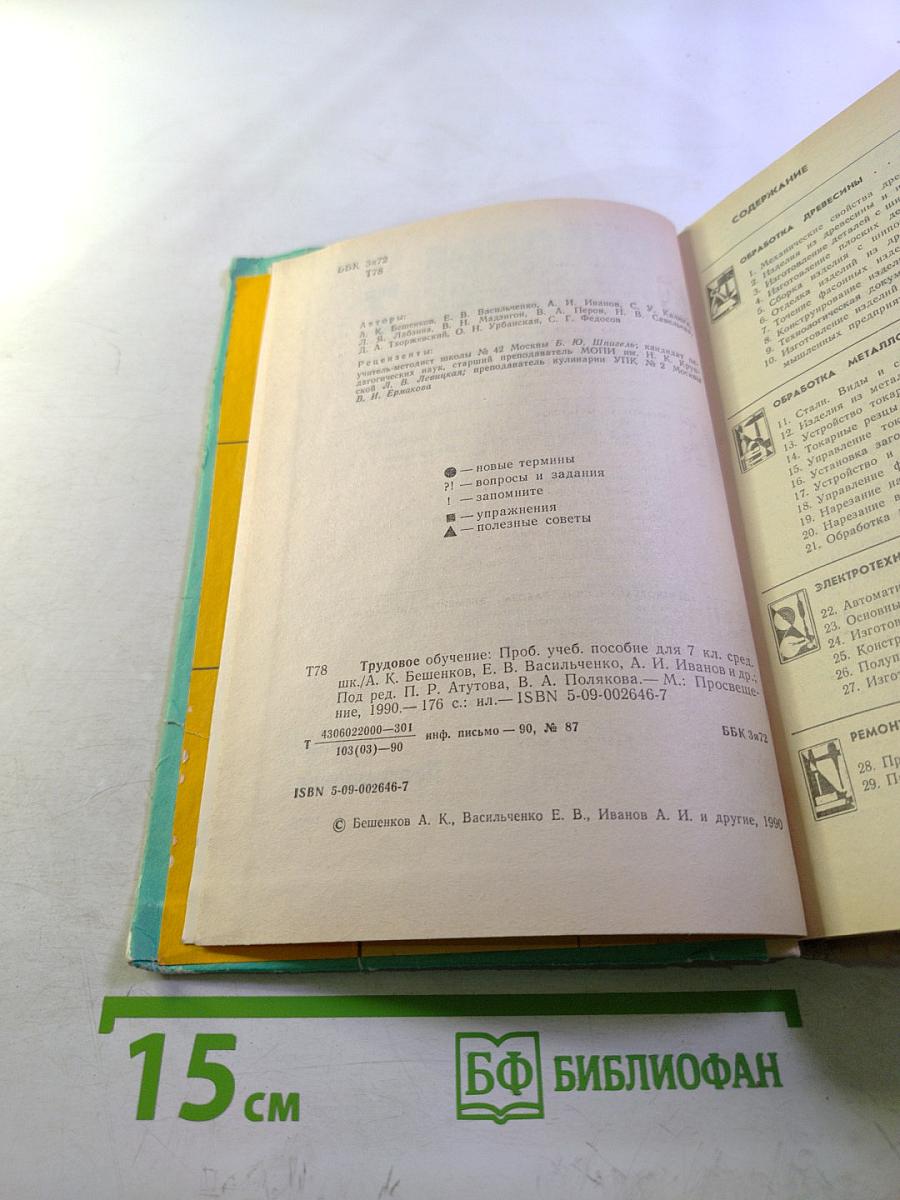 Трудовое обучение 7 класс