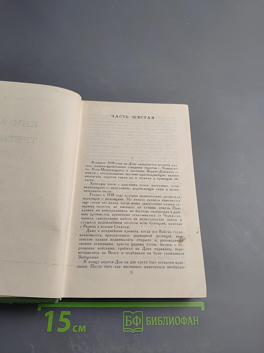 Тихий Дон. Роман в четырех книгах. Том 3