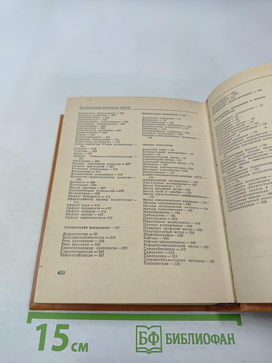 Краткий психологический словарь