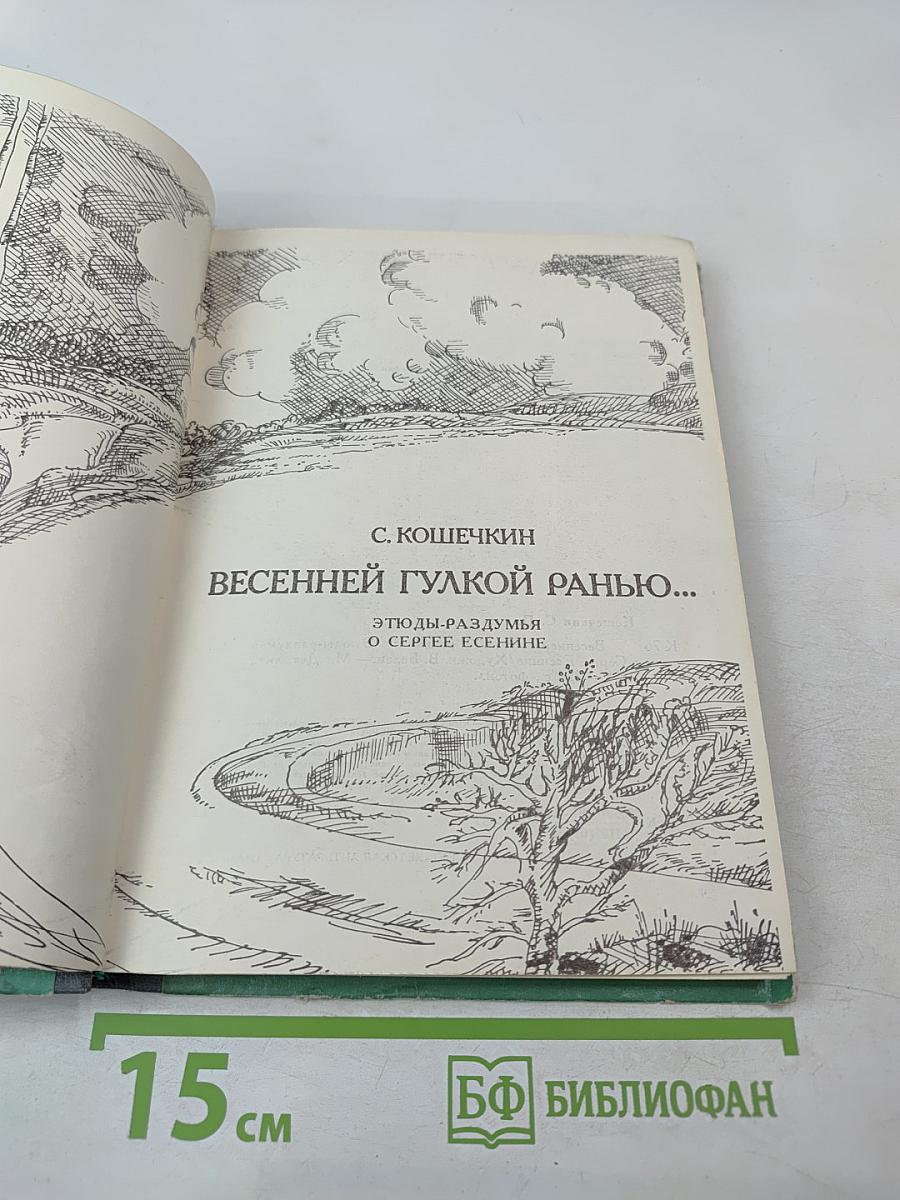 Весенней гулкой ранью... Этюды-раздумья о Сергее Есенине