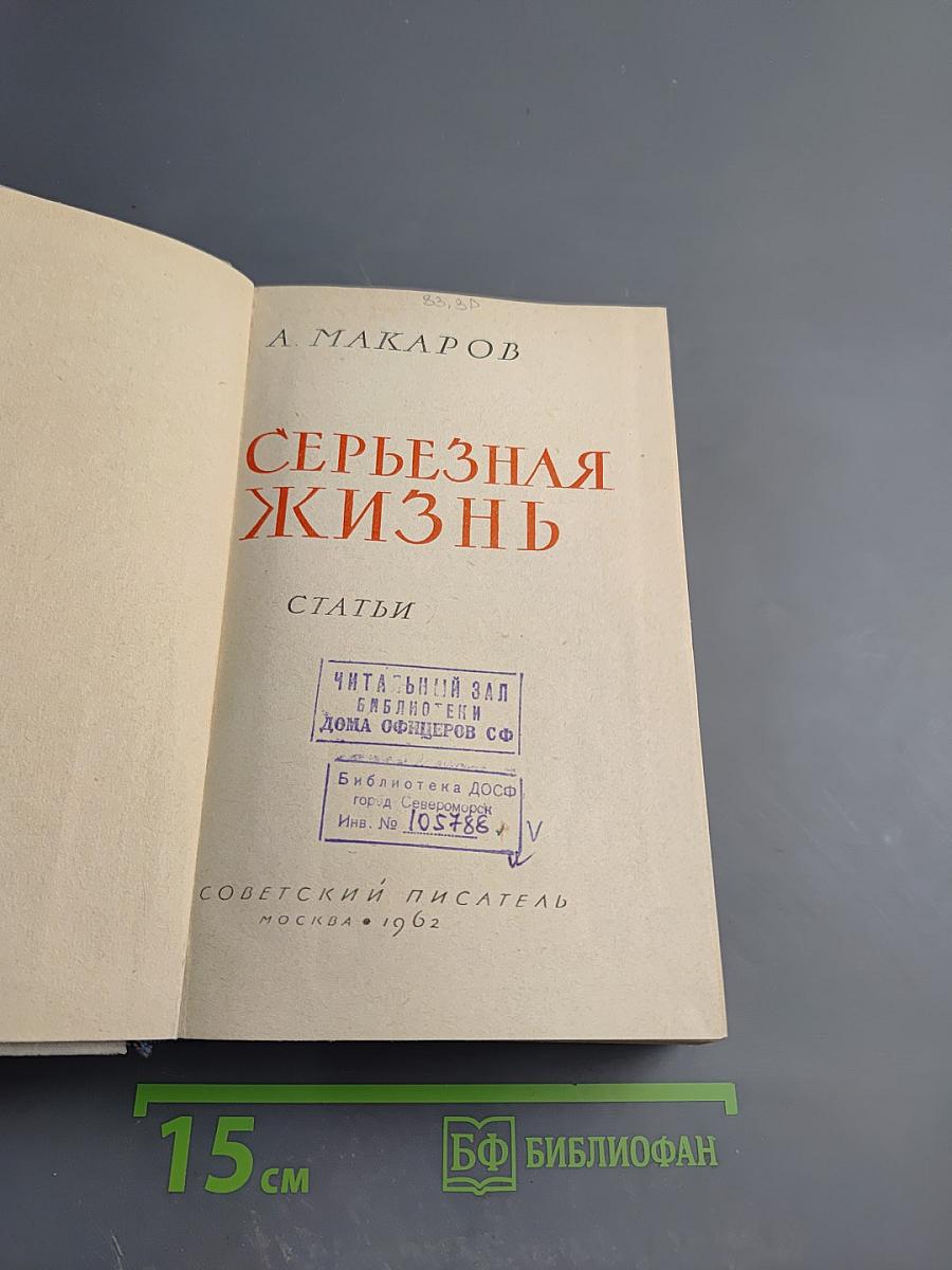 Серьёзная жизнь