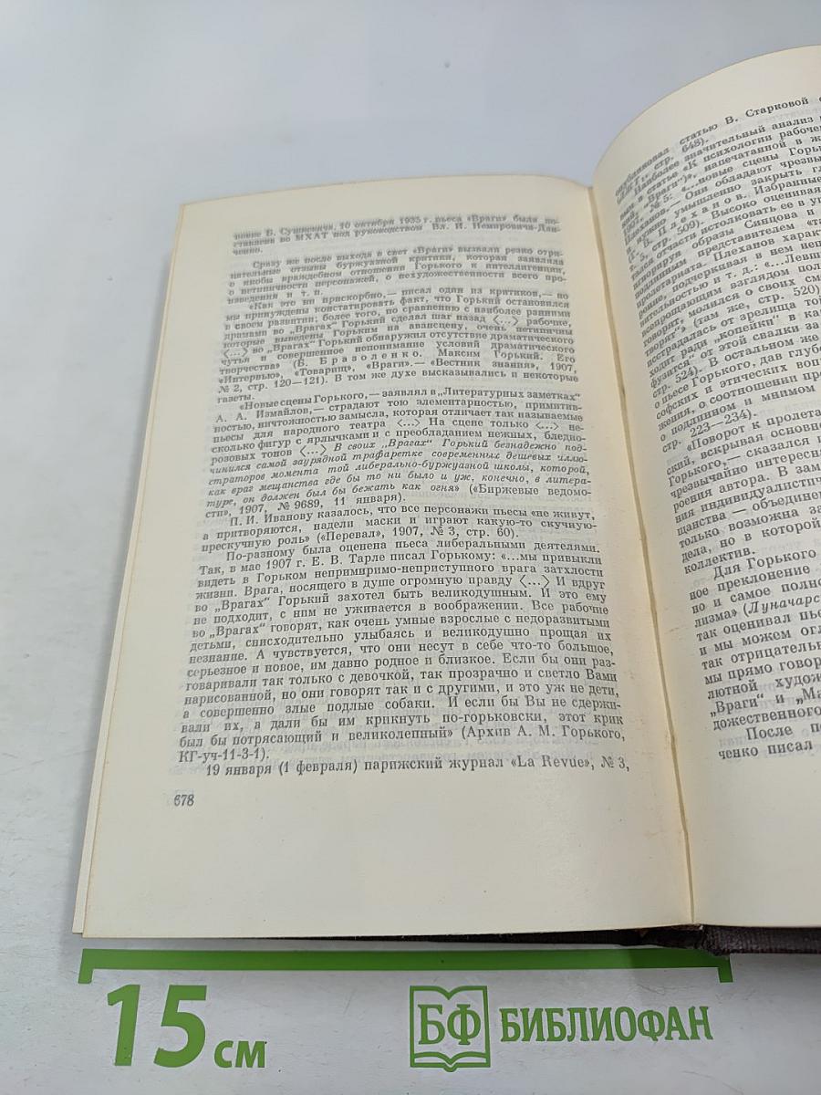 Собрание сочинений М. Горького. Том 7: Пьесы, драматические наброски 1897-1906