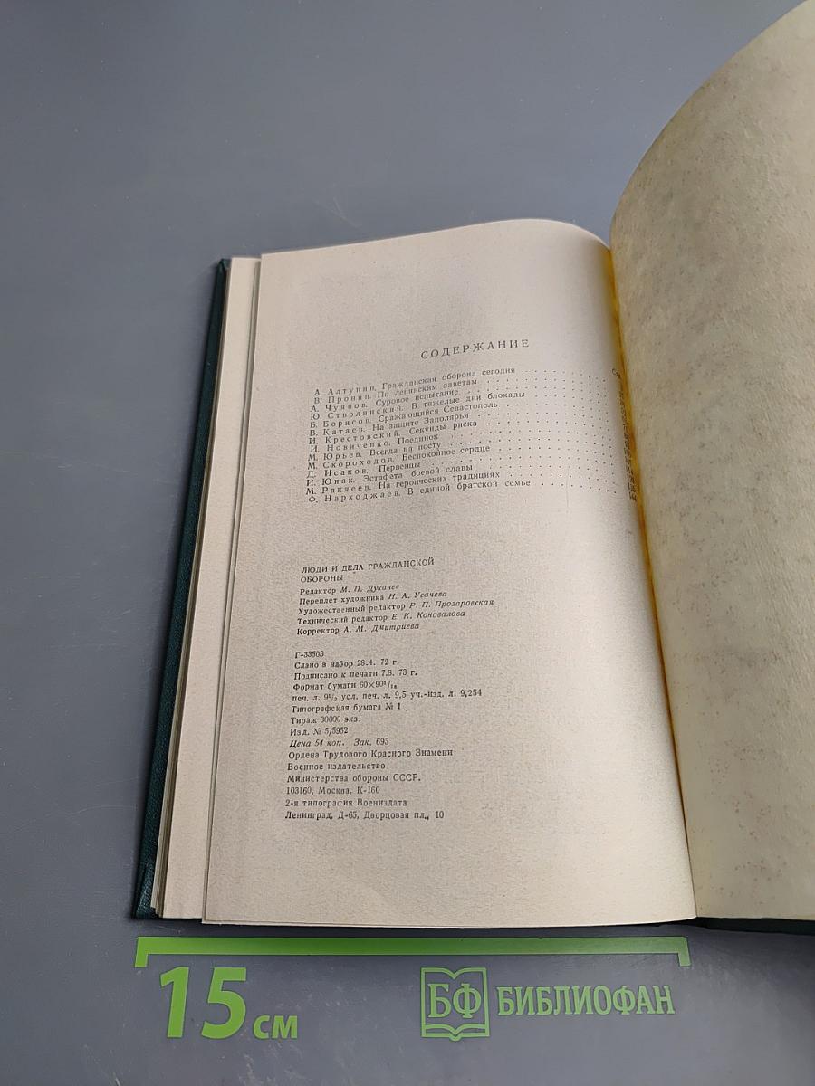 Люди и дела Гражданской обороны