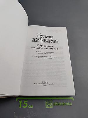Русская литература в 10 классе татарской школы