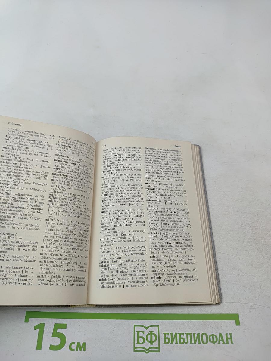 Taschen-Wörterbuch Französisch-Deutsch