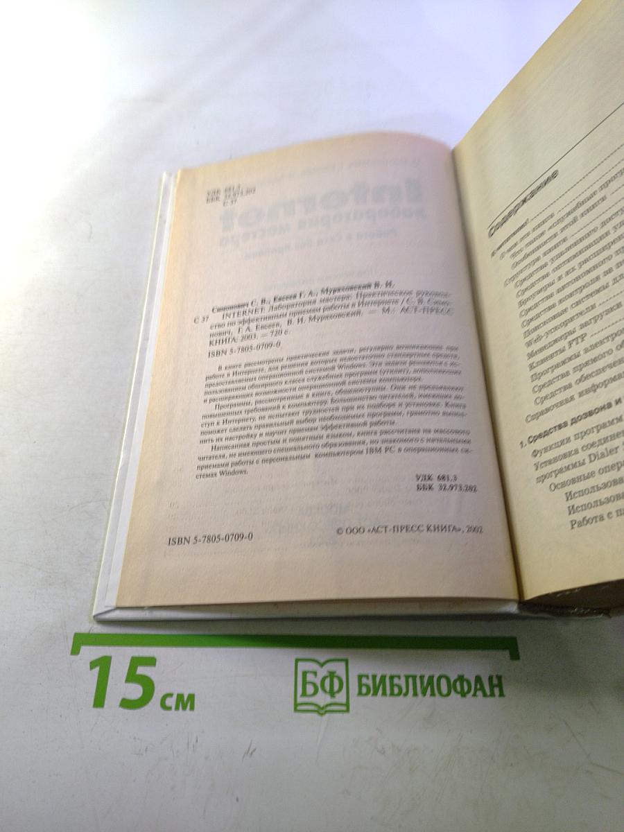 Internet Лаборатория мастера Работа в Сети без проблем