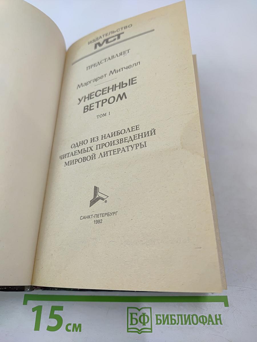 Унесенные ветром. Том 1