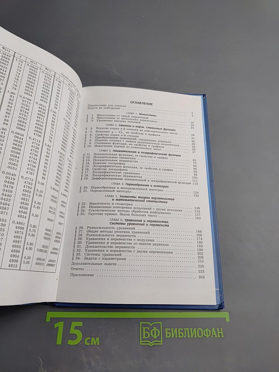 Алгебра и начала математического анализа. Профильный уровень. Часть 2. Задачник. 11 класс