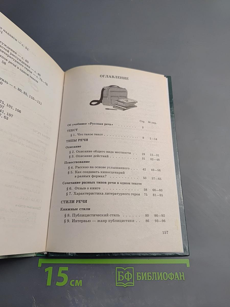 Русская речь. Развитие речи. 7 класс