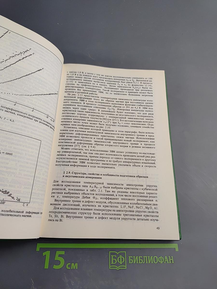 Упругость и дислокационная неупругость кристаллов