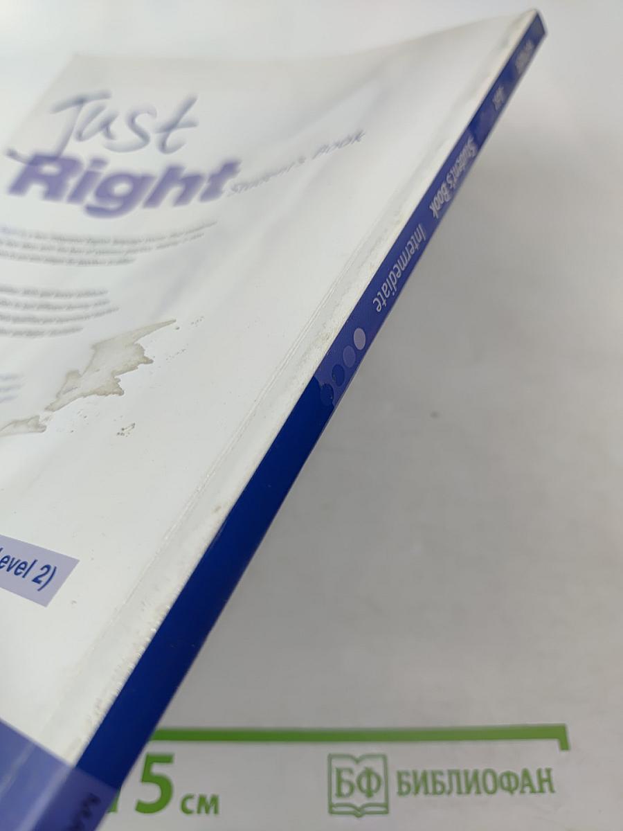 Just Right Student's Book Intermediate