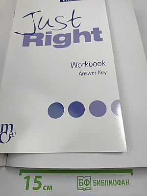 Just Right Intermediate Workbook with answer key