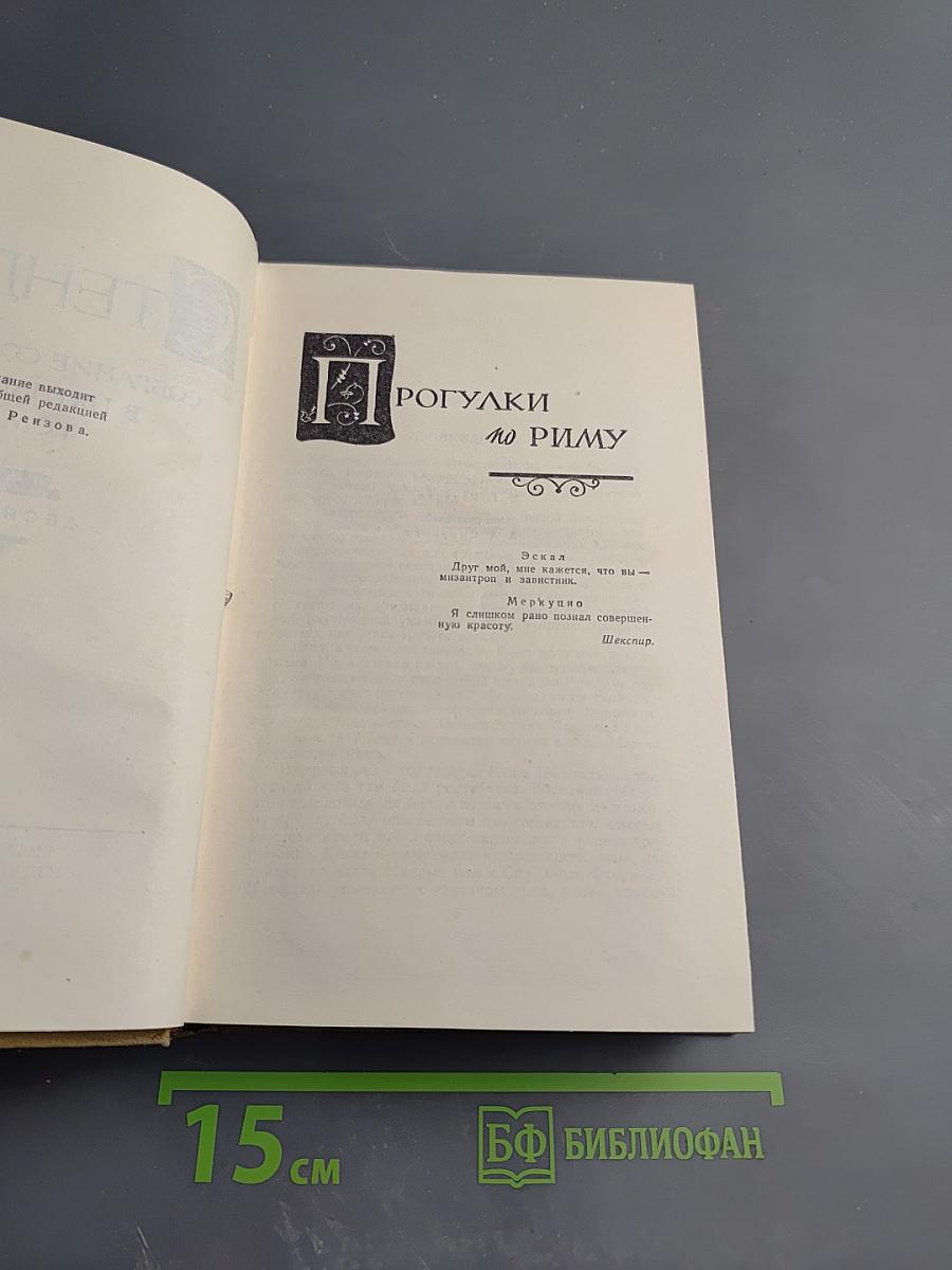 Собрание сочинений в пятнадцати томах. Том десятый. Прогулки по Риму