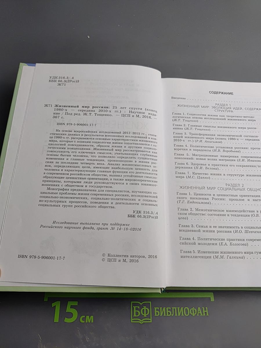 Жизннный мир россиян: 25 лет спустя (конец 1980-х – середина 2010-х гг.)