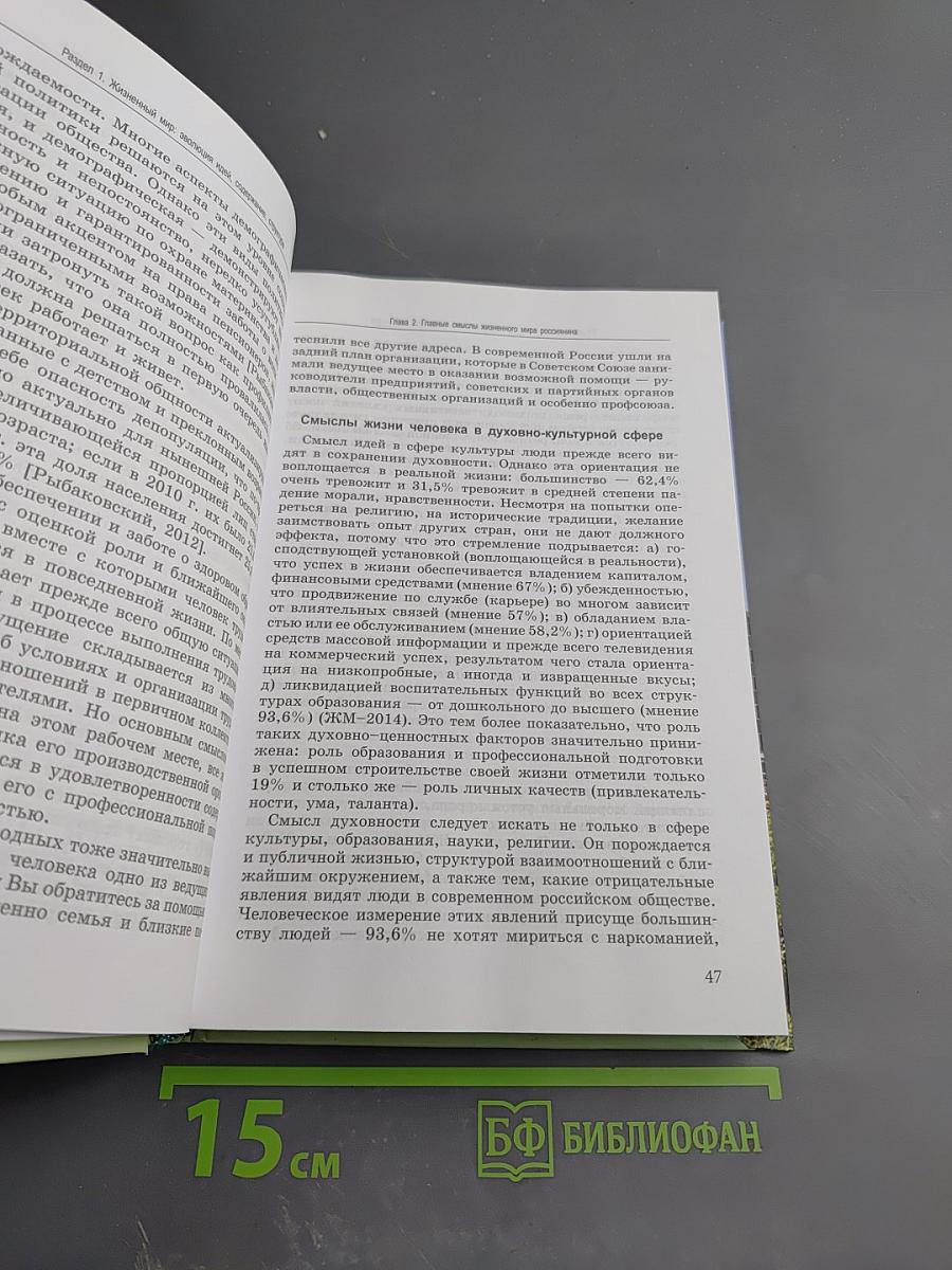 Жизннный мир россиян: 25 лет спустя (конец 1980-х – середина 2010-х гг.)