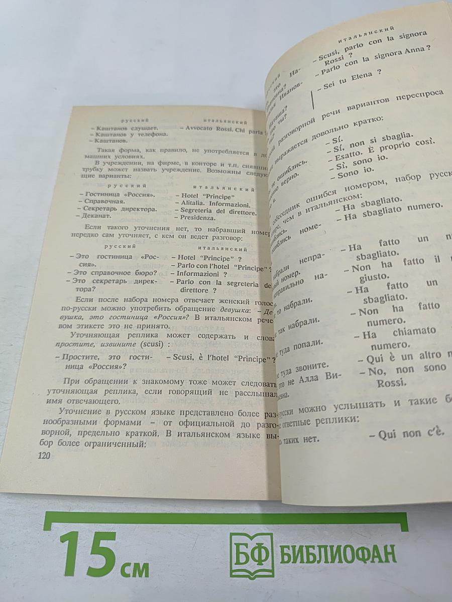 Речевой этикет: Русско-итальянские соответствия. Справочник