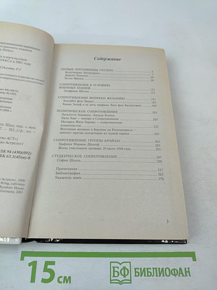 Женщины против Гитлера