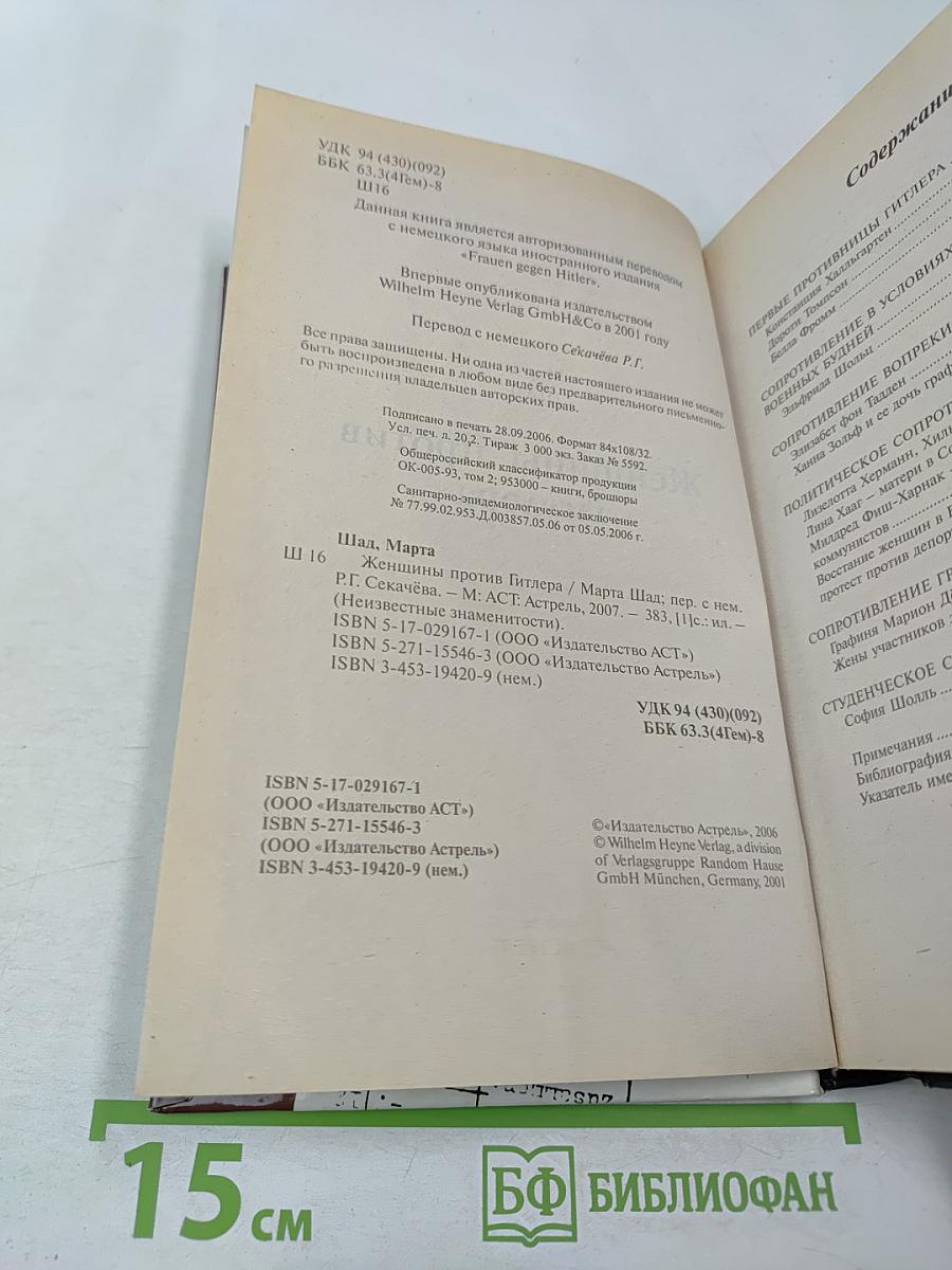 Женщины против Гитлера