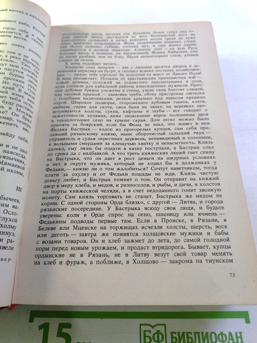 Поле Куликово. Эхо непрядвы