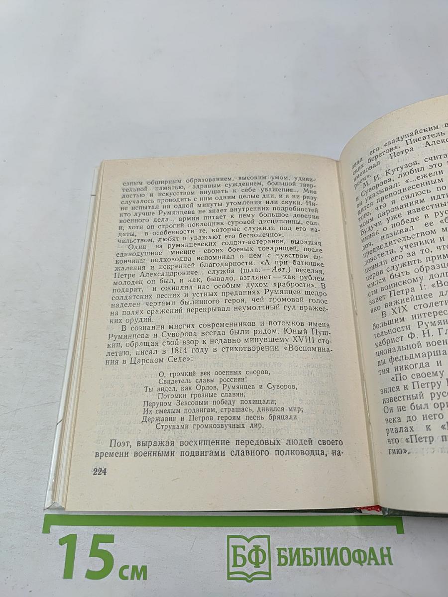 Румянцев в Петербурге