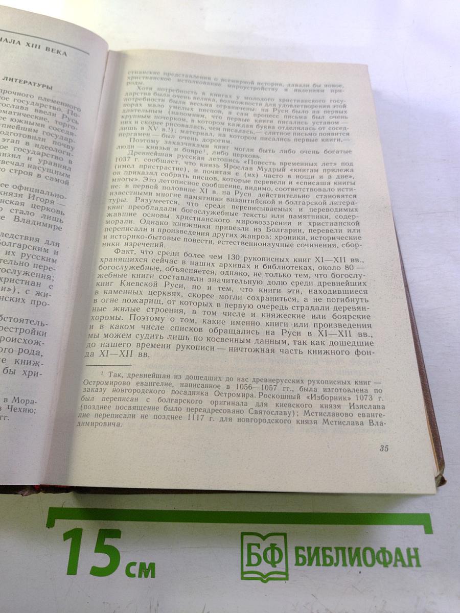 История русской литературы X-XVII веков