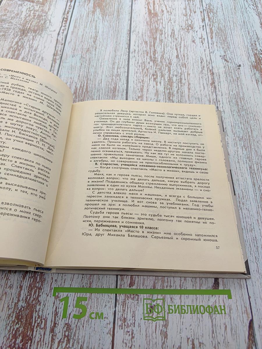 Страницы театра