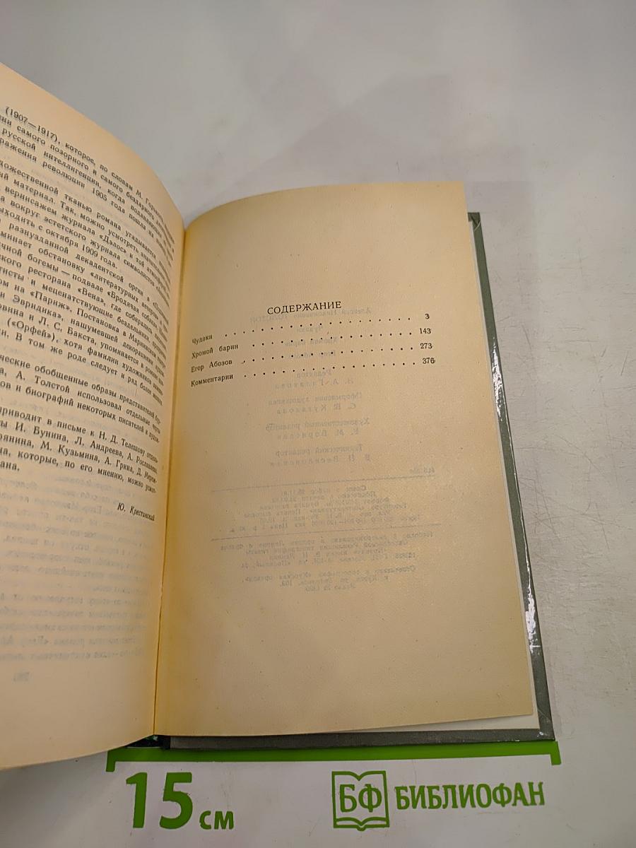 Чудаки. Хромой барин. Егор Абозов