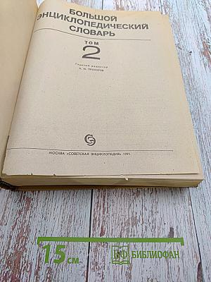 Большой энциклопедический словарь. Том 2