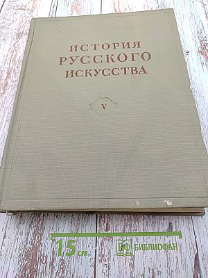 История Русского Искусства. Том V