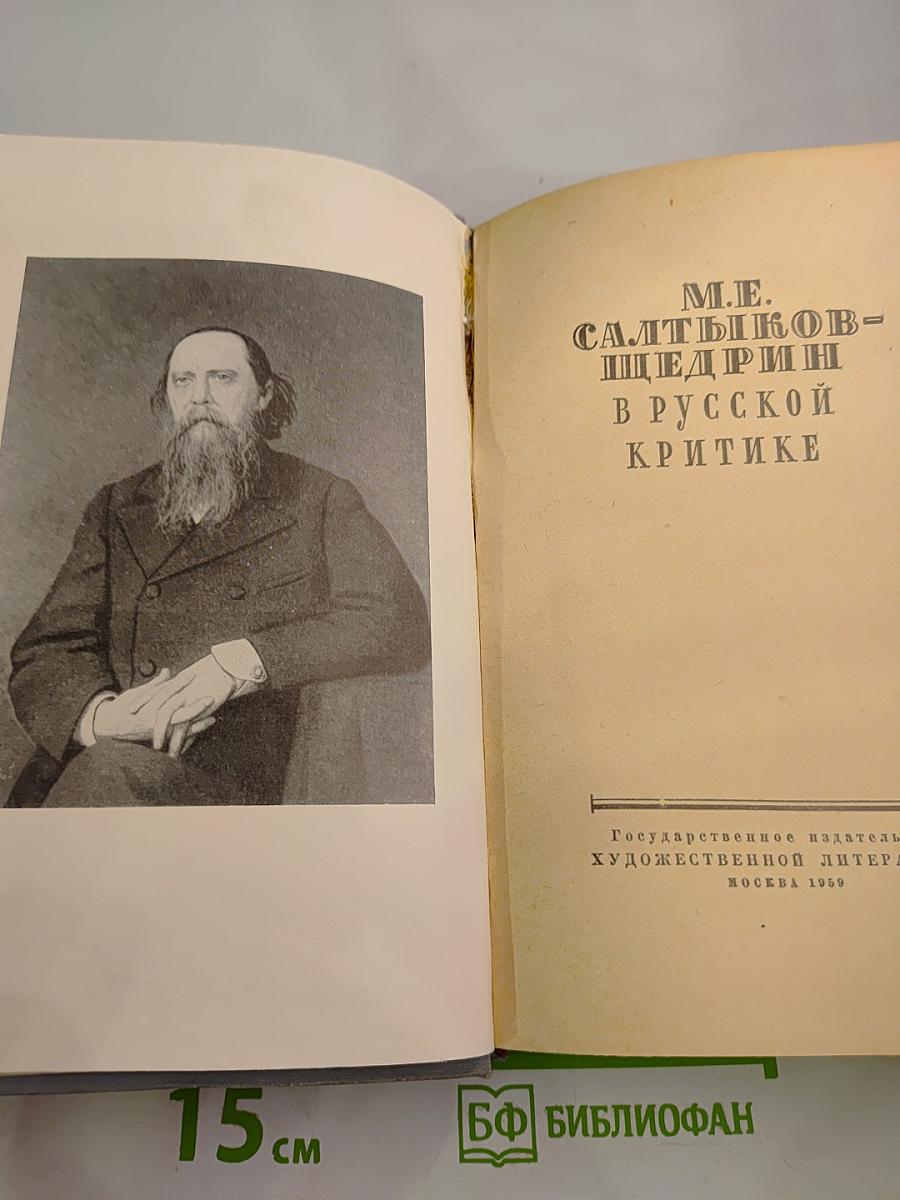 М.Е. Салтыков-Щедрин в русской критике