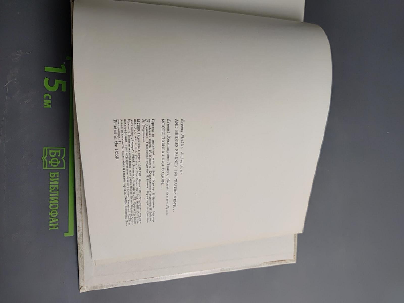 Мосты повисли над водами...