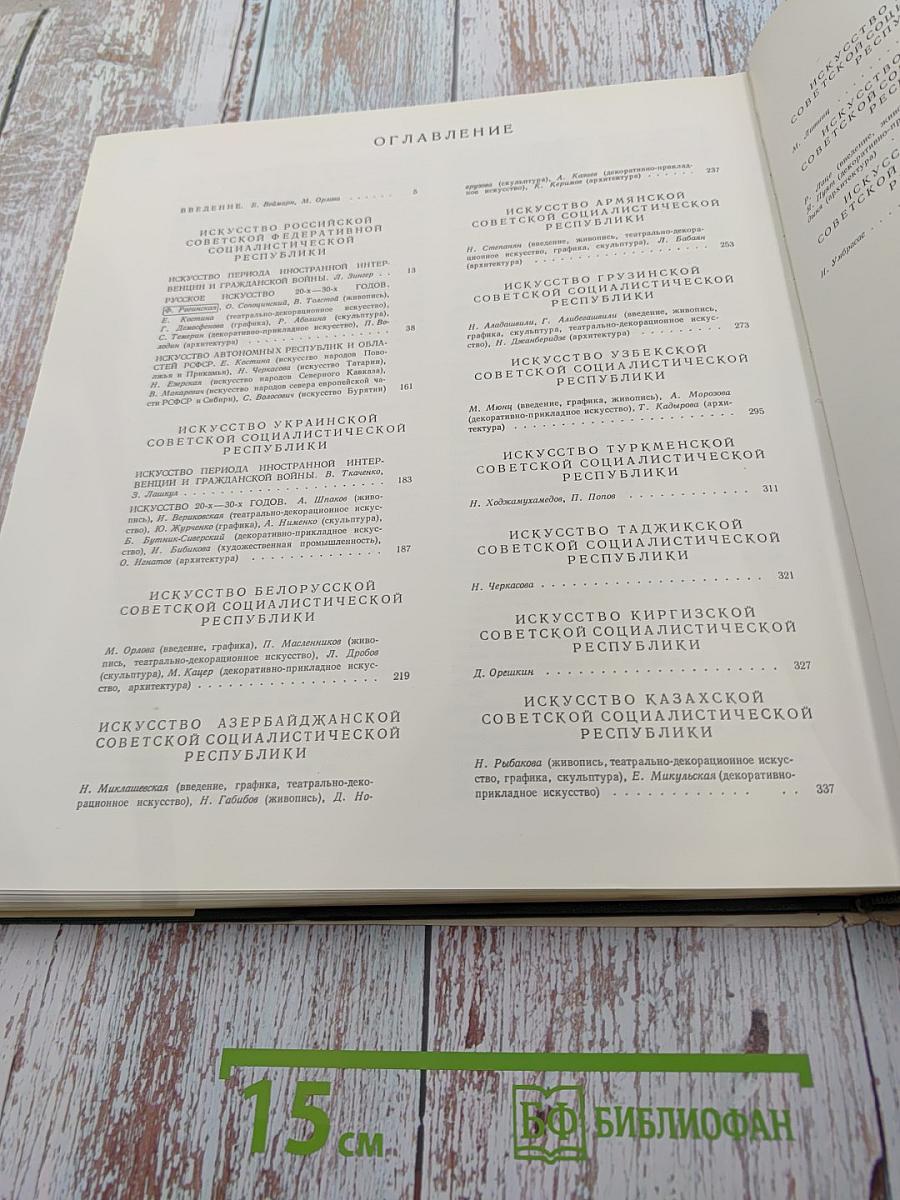 Искусство народов СССР от Великой Октябрьской социалистической революции до 1941 года