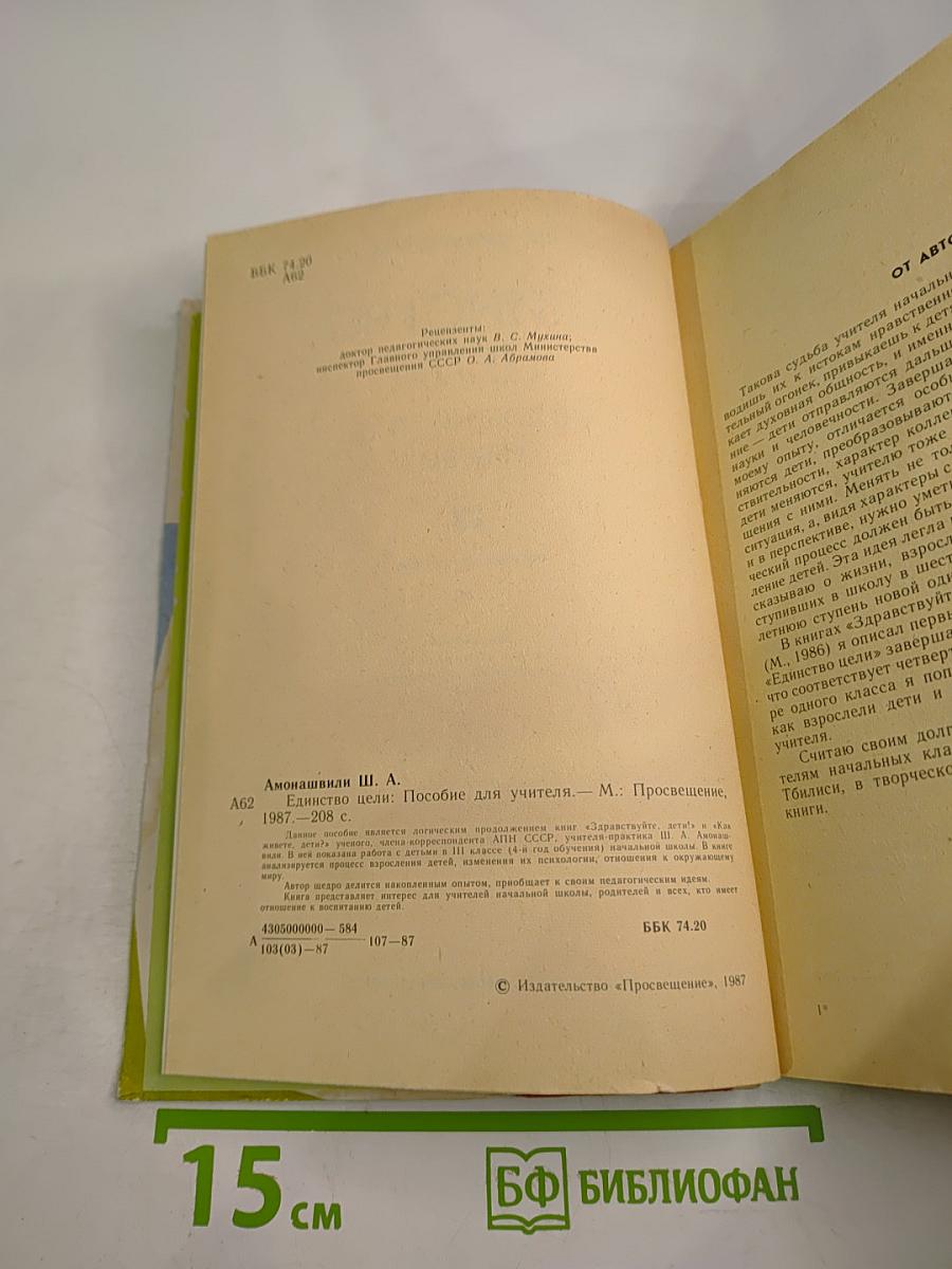 Единство цели / В добрый путь, ребята! (Пособие для учителя)