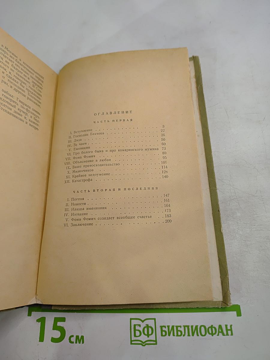 Село Степанчиково и его обитатели