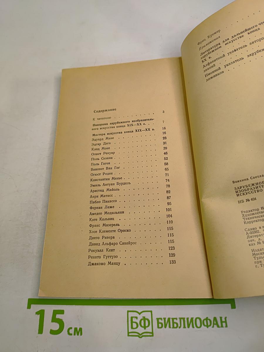 Зарубежное изобразительное искусство XX века