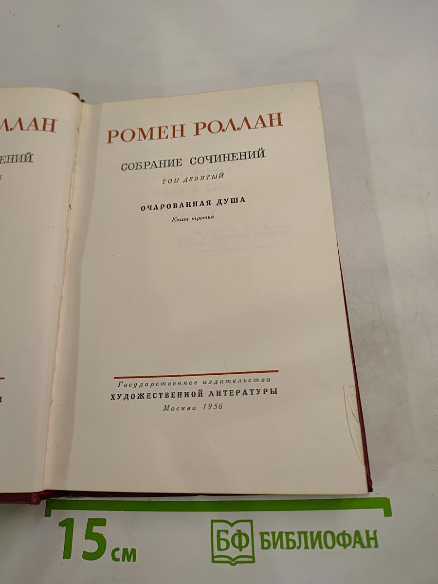 Собрание сочинений. Том девятый. Очарованная душа. Книга третья