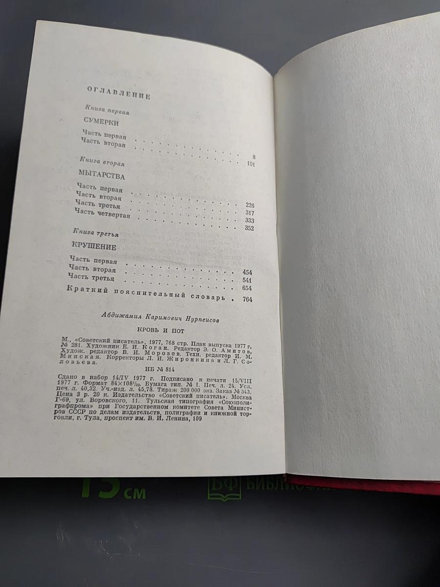 Кровь и пот