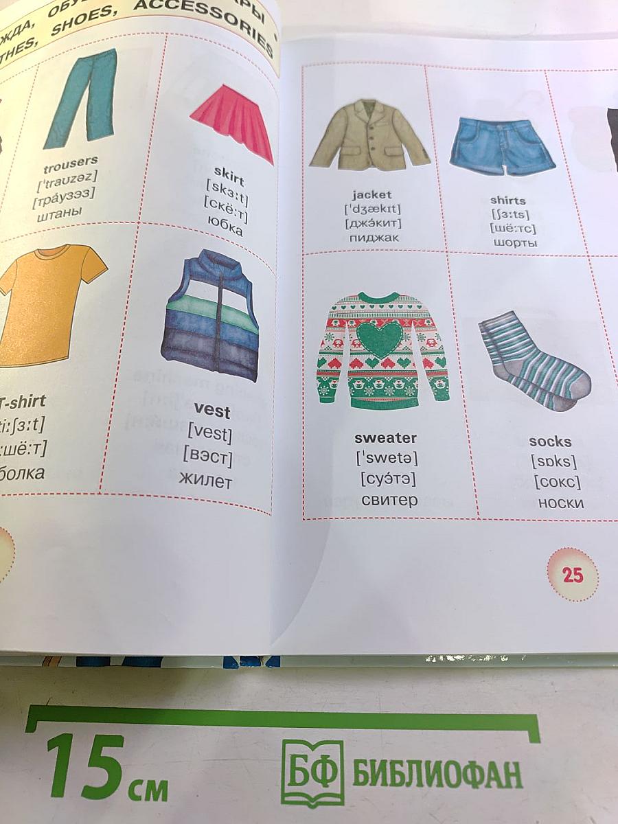 Английский словарь для малышей в картинках