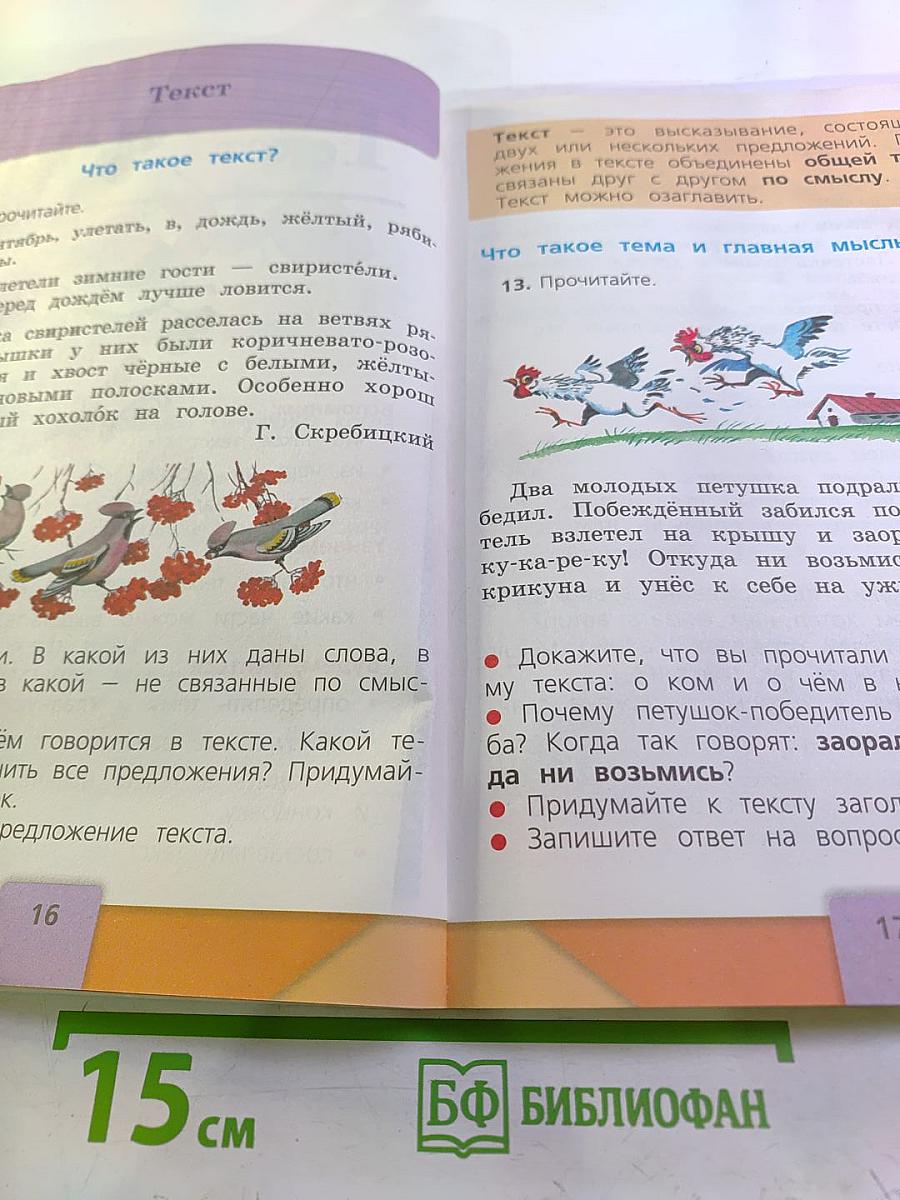 Русский язык. 2 класс. Часть 1