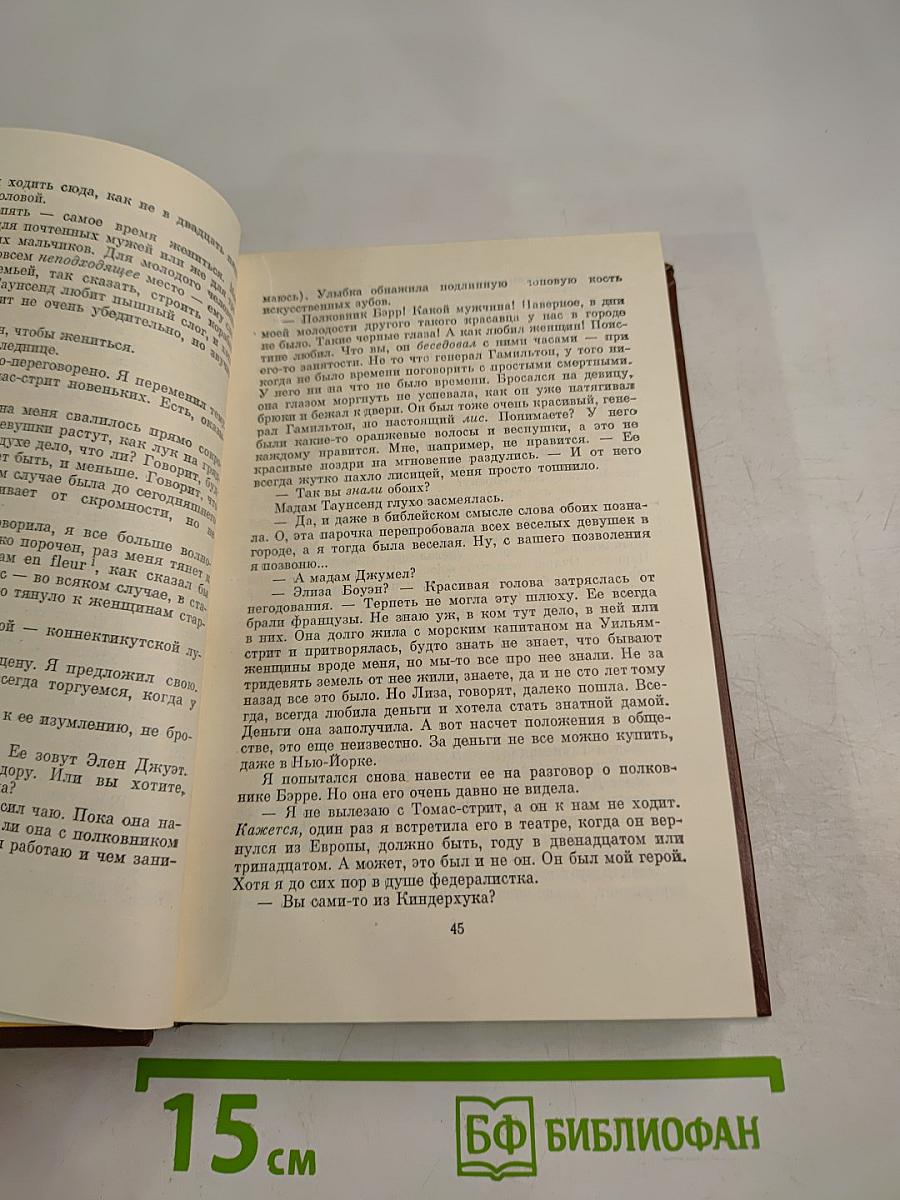 Вице-президент Бэрр. Роман