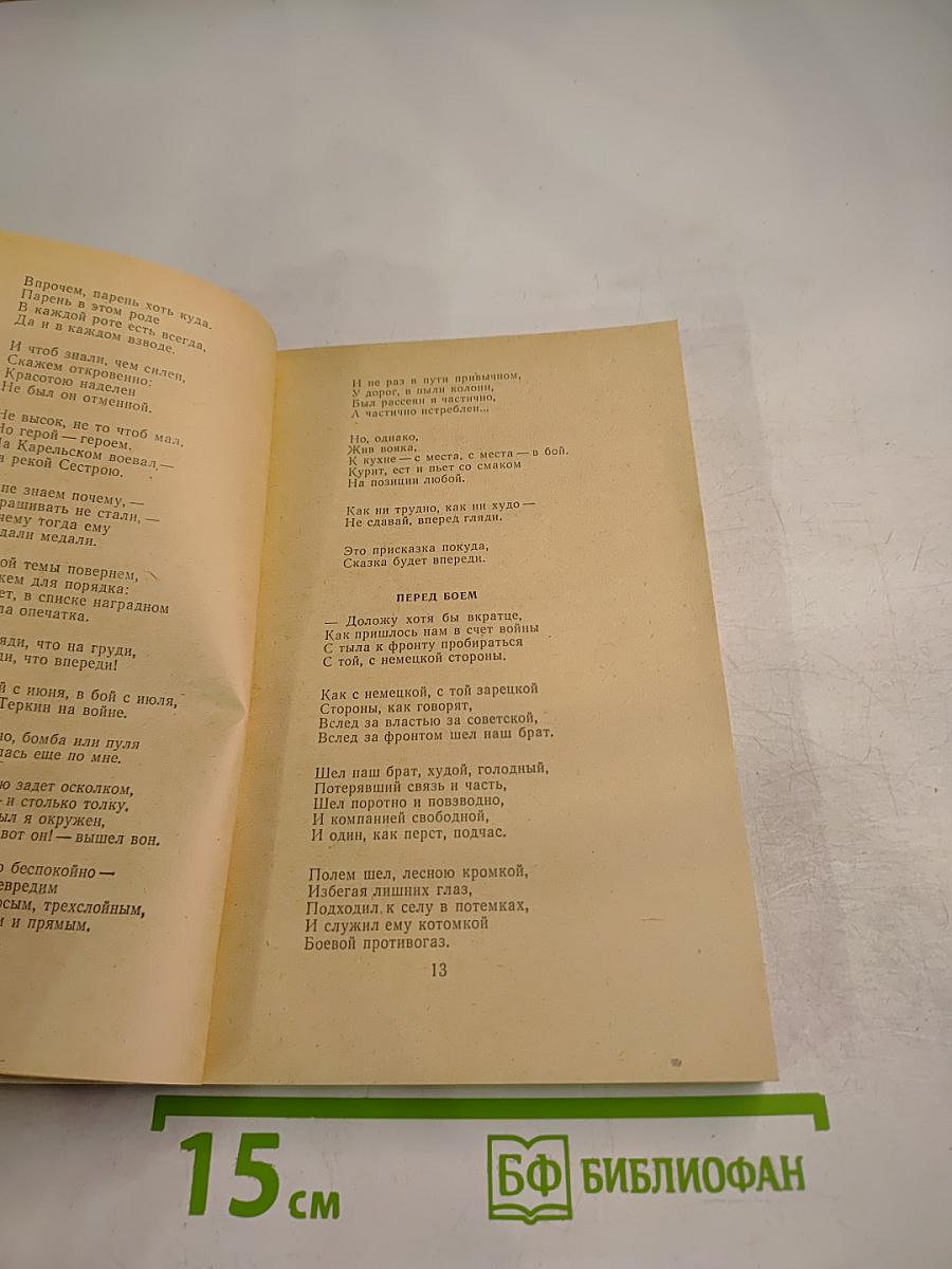 Василий Теркин. За далью-даль