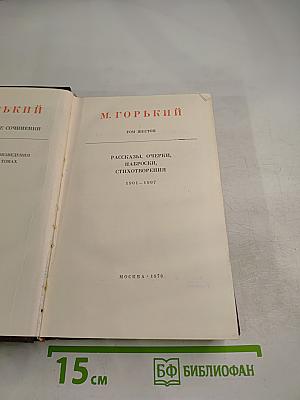 Художественные произведения. Том шестой: Рассказы, очерки, наброски, стихотворения 1901-1907