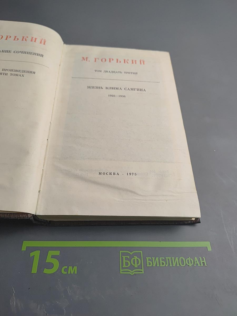 Жизнь Клима Самгина. Том двадцать третий