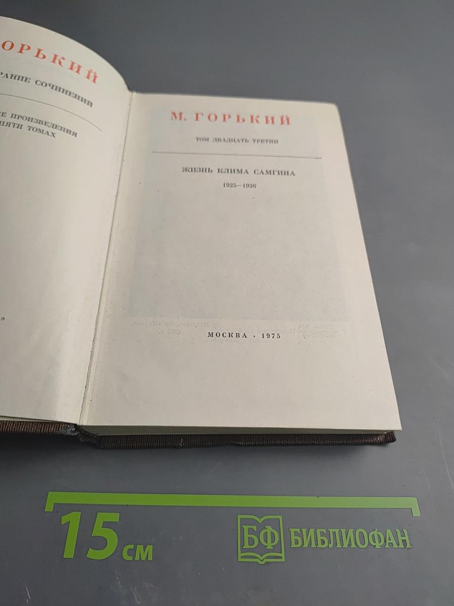 Жизнь Клима Самгина, Том двадцать третий