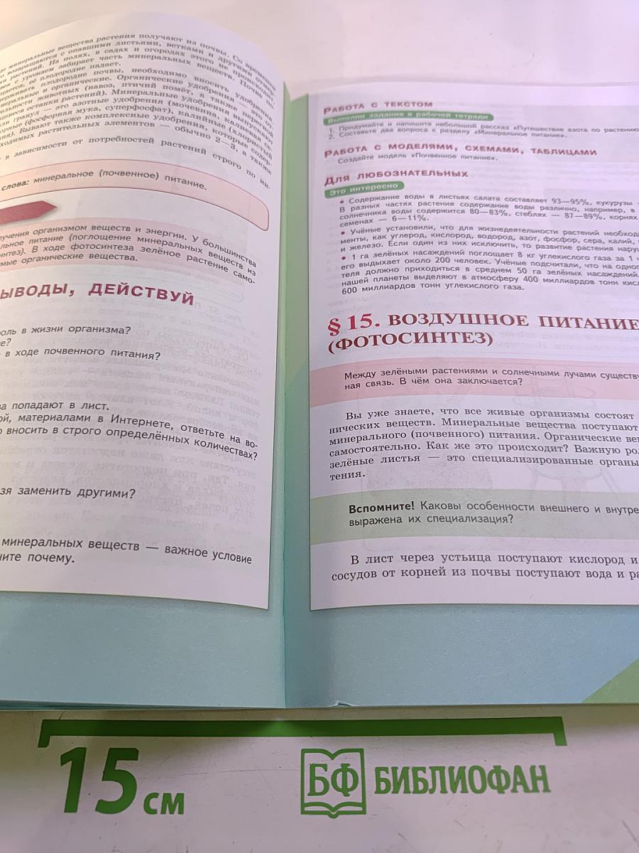 Биология 6 класс