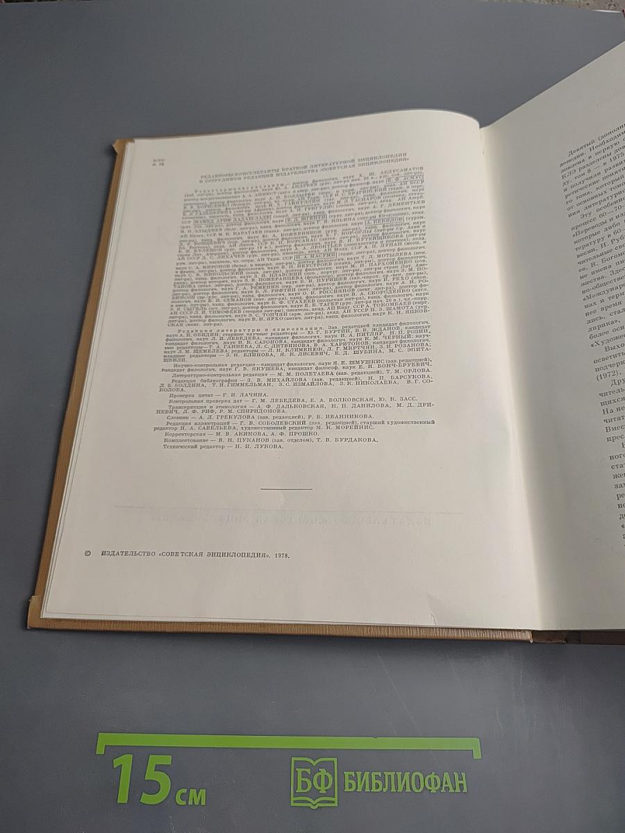 Краткая литературная энциклопедия. Том 9: А-Я