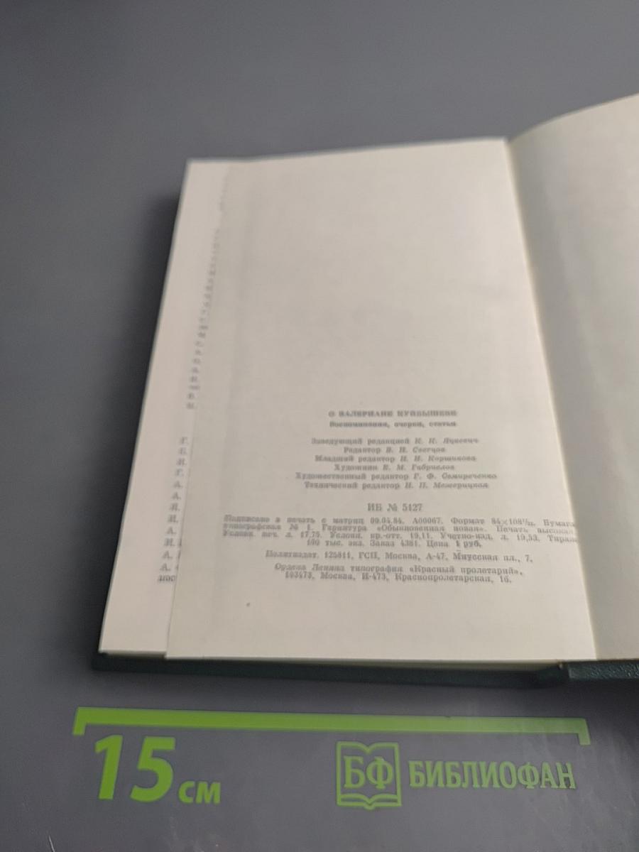 О Валериане Куйбышеве. Воспоминания, очерки, статьи